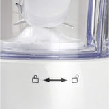 Girmi FR46 Elektrischer Mixer, 1,5 Liter, 2 Geschwindigkeiten Mit Pulse-Funktion, 4 Edelstahlklingen, Messbecherdeckel, Messbecher Mit Scale, Sicherheitseinrichtung, Weiß/Rot Kitchen Naty Shop