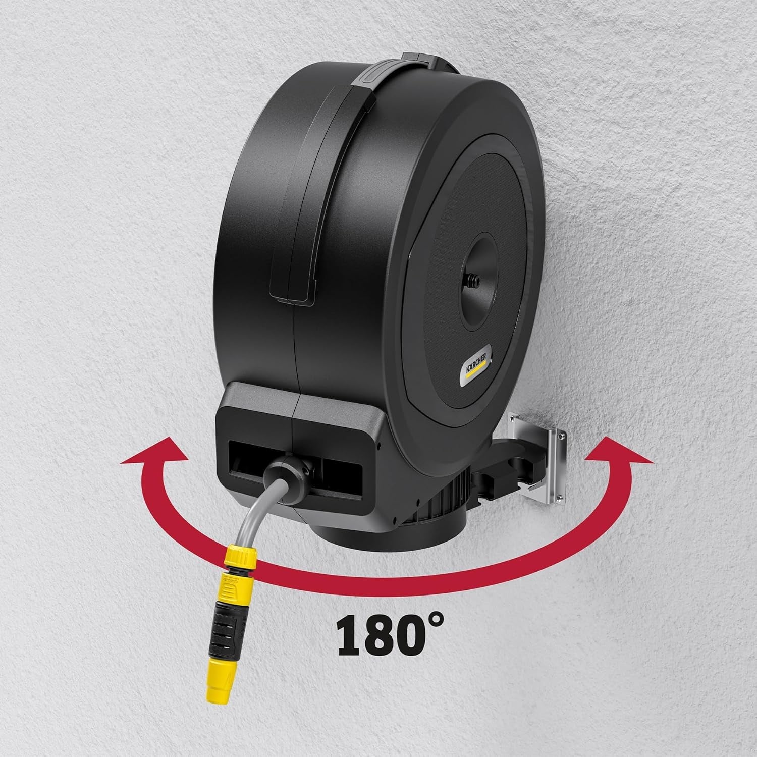 Automatische Schlauchbox Kärcher HBX 5.35: 35 m Schlauch, Verbindungsschlauch: 1,5 m; automatischer Schlauchrückzug, komfortabel und flexibel, schwarz