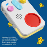 + Interaktiver Geschichtenerzähler für Kinder mit Audioinhalten von 0 bis 10 Jahren, Audiobox mit Klangfigur -Me, Nachtlicht, Schlafroutine, musikalisches Lernspiel, italienische Version Jucarii Bebe Naty Shop