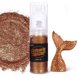 Essbarer Glitzer – 10 g, roségoldener Getränkeglitzer, essbares Glitzerpulver, Lebensmittelfarbpulver, Goldpulver, metallisches Glitzerpulver, Glitzerspray für Cocktails, Schokolade, Kuchen, Fondant