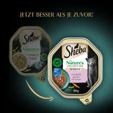 SHEBA Nassfutter für Katzen, Nature's Collection in Lachssauce, 2 x 11 x 85 g