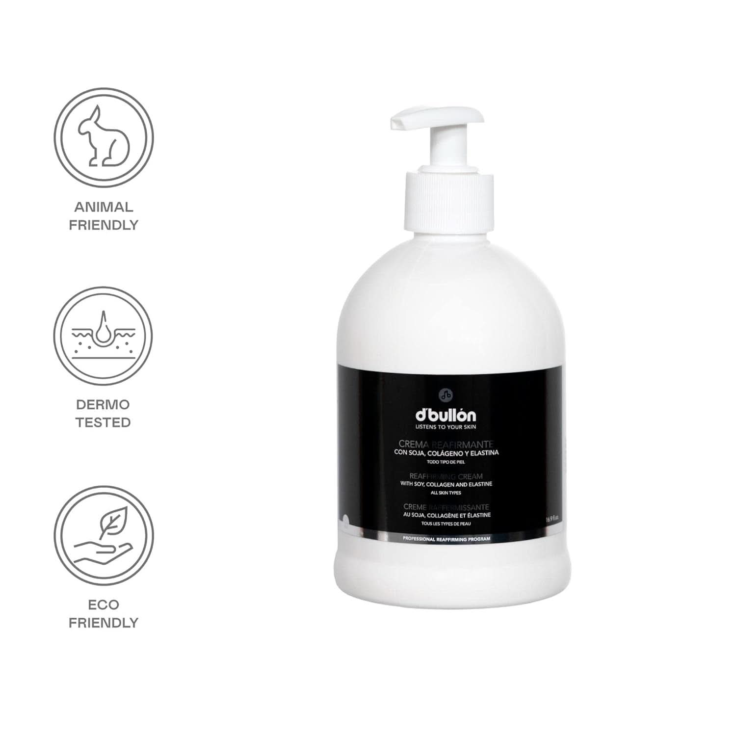 D'Bolón Straffende Körpercreme mit Soja, Kollagen und Elastin, 500 ml Kosmetik und Schönheit Naty Shop