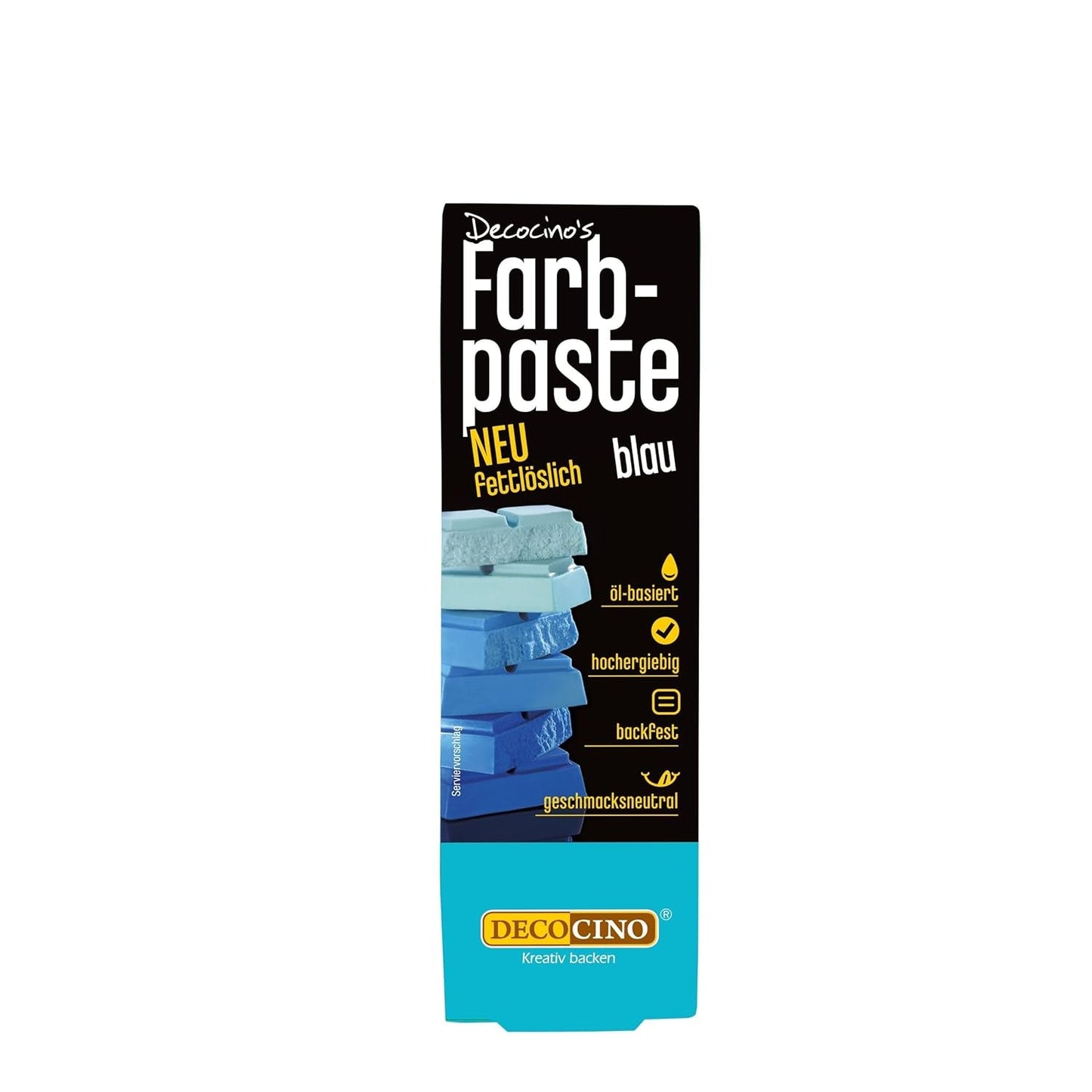 DECOCINO Gelbe fettlösliche Farbpaste – 15 g – Lebensmittelfarbe auf Ölbasis, ideal zum Färben von Schokolade, Buttercreme, Fondant oder Keksteig