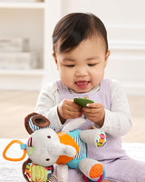 Skip Hop Bandana Buddies Aktivitätsspielzeug, Plüschtier für Babys und Kinder, mehrfarbig, Elefant Babyspielzeug Naty Shop