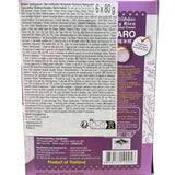 - Klebreis mit Kokosnuss und Taro - (6 x 80 g)