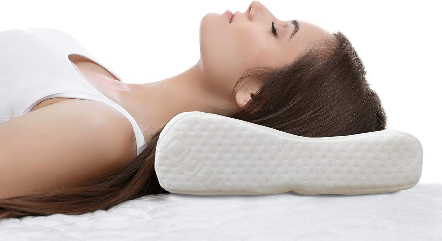 Bonmedico großes ergonomisches Kissen – orthopädisches Nackenstützkissen – Nackenkissen für Seitenschläfer, Rückenschläfer – Memory-Schaum-Kissen – Schlafkissen für Erwachsene – Wellness-Geschenke. Orthopädische Nackenkissen Naty Shop