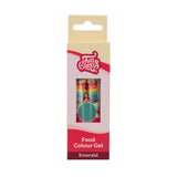 Funcakes Food Color Gel Emerald: Hochkonzentrierte Lebensmittelfarbe für Teig, Creme, Fondant und Marzipan. Einfache Dosierung. Ein einziger Tropfen, um lebendige Farben zu erzeugen. Halal. 30 g.