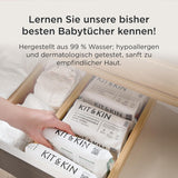 Kit & Kin Premium Öko-Windeln, Größe 4 (9–16 kg), 132 Windeln, pflanzlich und hypoallergen, zuverlässiger Auslaufschutz, vegan und frei von Tierversuchen