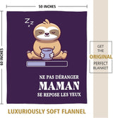 Niyewsor Geburtstagsgeschenk, für Mama, Fleecedecke, Geschenk für Mama, Muttertags- und Weihnachtsgeschenkidee für Mama. Niyewsor Betten und Decken