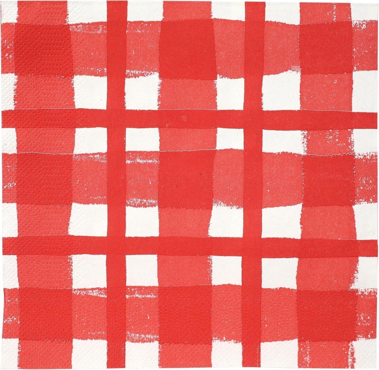 Talking Tables 20 x Einweg-Recyclingpapierservietten mit gelbem Gingham-Karomuster für Sommerpicknicks und Abendessen im Freien, umweltfreundlich für Geburtstagsfeiern, Ostern, Hochzeiten, Grillabende, 3-lagig, 33 cm
