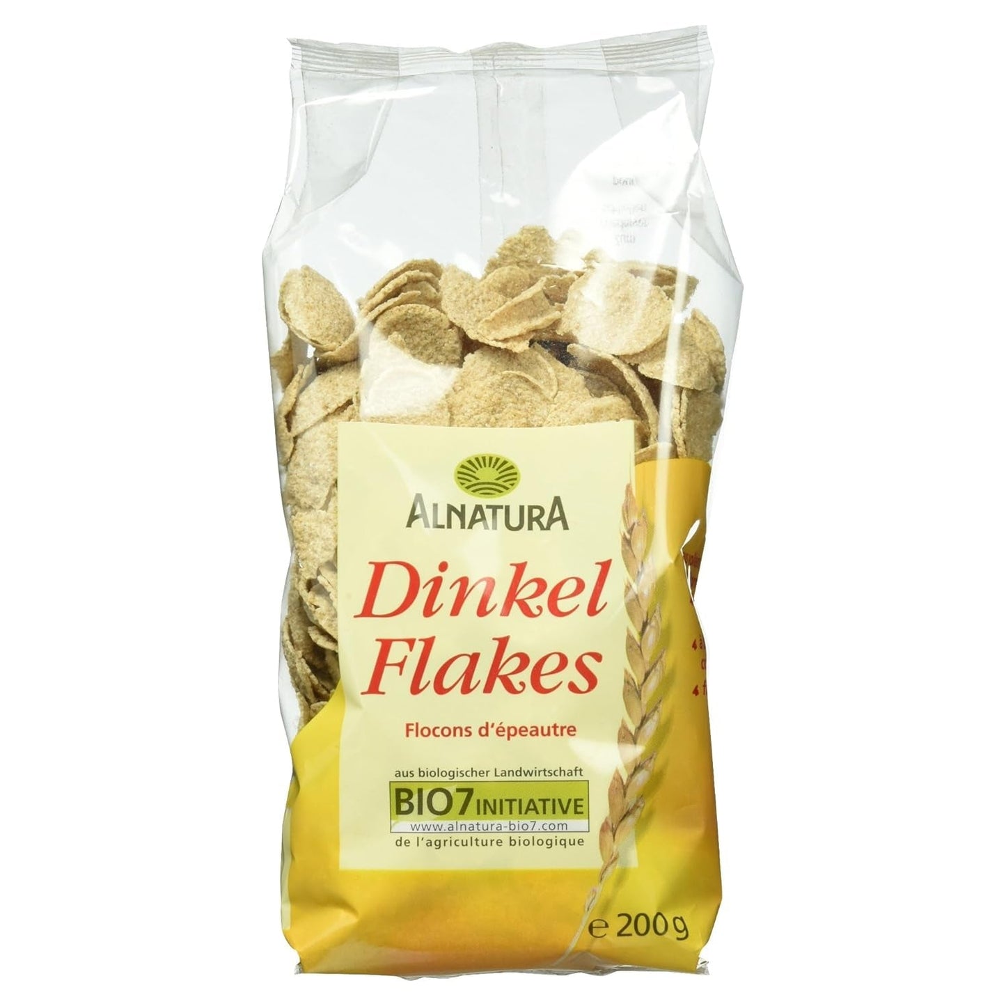 Bio-Dinkel-Flocken, 200 g Getreide Naty Shop Standardtitel