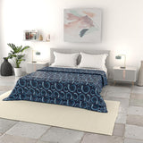 Italienische Bettwäsche Basic Sommerdecke, bedruckte Mikrofaser, 250 x 240 cm, Kreis Steppdecken und Steppdecken Naty Shop Vortex 250 x 240 cm