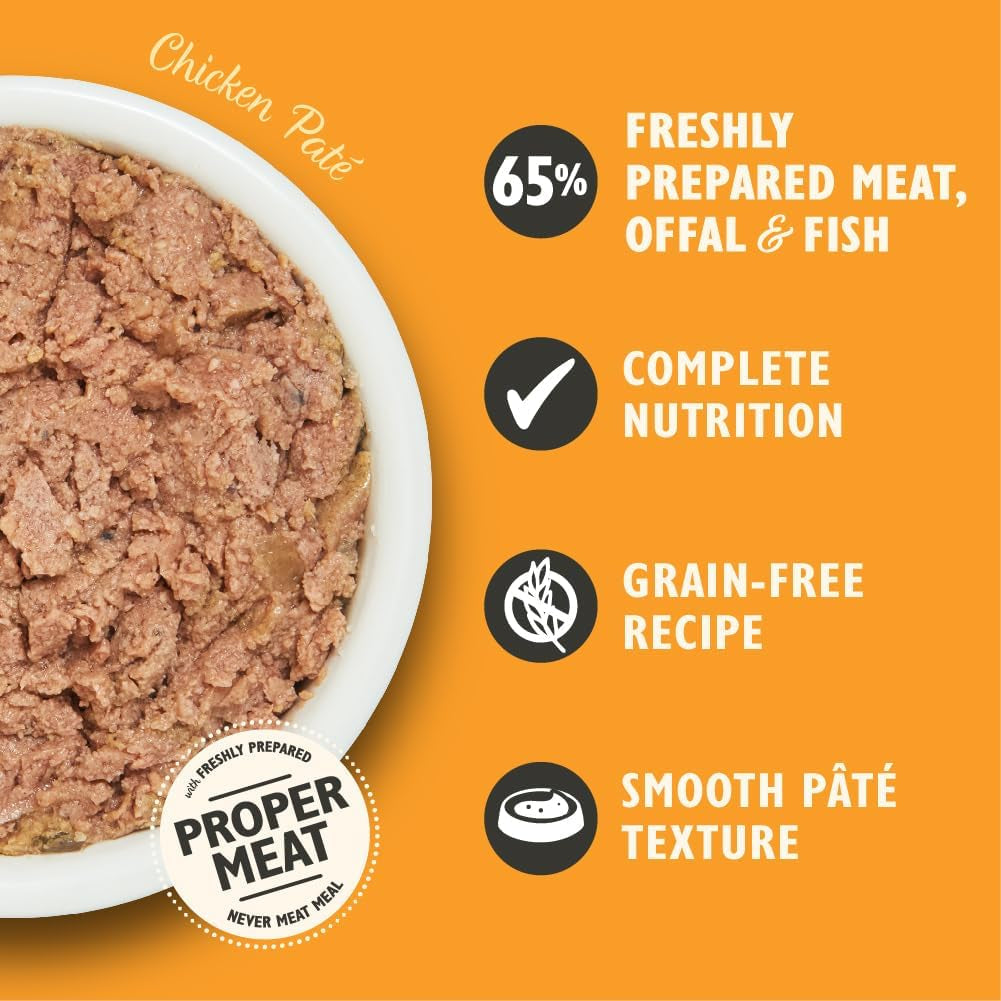 Lily's Kitchen Natürliches, feuchtes, zartes Katzenfutter für ausgewachsene Katzen, Schalen, getreidefreie Rezepte, Sortiment (32 Schalen x 85 g)