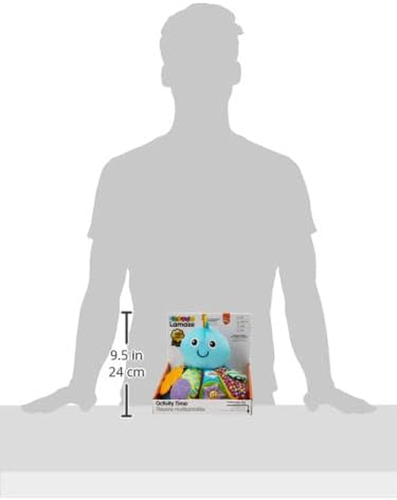 LAMAZE Octivity Time Baby-Sensorspielzeug, weiches Babyspiel und Entdeckung, Oktopus-Kleinkind, geeignet ab 6 Monaten, Jungen und Mädchen über 1 Jahr, Babyspielzeug Naty Shop
