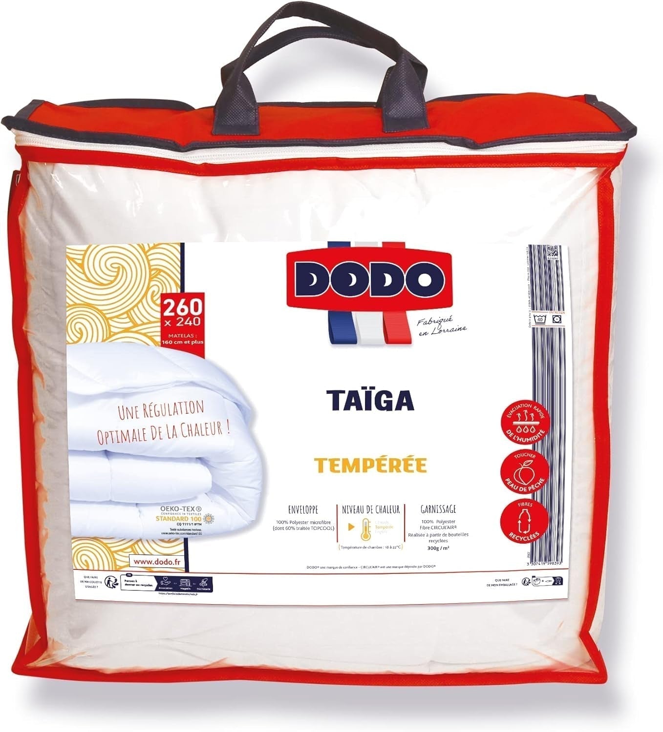 DODO gesteppte synthetische Steppdecke, gehärtet, Taiga 240/260 Steppdecken und Steppdecken Naty Shop