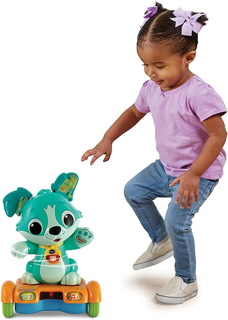 Vtech Baby Catch Me Puppy – Motorisierter Hoverboard-Welpe fördert die Bewegung – Mit beweglichen Ohren, Liedern, Geräuschen und Lerninhalten – Für Kinder im Alter von 12–36 Monaten. Bebe Toys Naty Shop