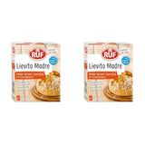 RUF Lievito Madre Sauerteig, Milder Weizen-Sauerteig, Mutterteig, Kurze Teigruhe Durch Enthaltene Trockenhefe, Lievito Madre Getrocknet Für Brot, Baguette, Focaccia, 3X35G Mischung zum Backen und Kochen Naty Shop 35 G (6Er Pack) Kurze Teigruhe