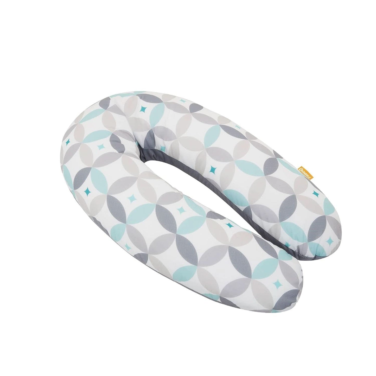 Badabulle Stillkissen und flauschiges Schwangerschaftskissen, 150 cm, inklusive Bezug, ergonomische Form Zubehör Essen und Stillen Bebe Naty Shop Graphic