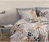 MARIMEKKO Queen-Bettwäsche-Set, Baumwollperkal-Bettwäsche mit passenden Kissenbezügen, ganzjährige Heimdekoration (Pieni Letto, mehrfarbig, Queen-Size-Bett) Naty Shop Bettdecken und Steppdecken
