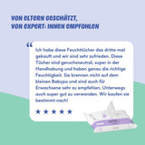 Naïf – Feuchttücher mit plastikfreier Lotion – 1296 Stück (24 Packungen mit 54 Tüchern) – für Babys und Kinder – Po, Körper und Gesicht des Babys – mit Aloe Vera und Bambus – 0 % Duftstoffe und Alkohol