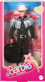 BARBIE the MOVIE Ken – Sammlerpuppe im Western-Outfit, Vintage-Hemd, Cowboyhut, weißen Stiefeln aus dem Film für Kinder ab 3 Jahren, HRF30 Naty Shop Dolls