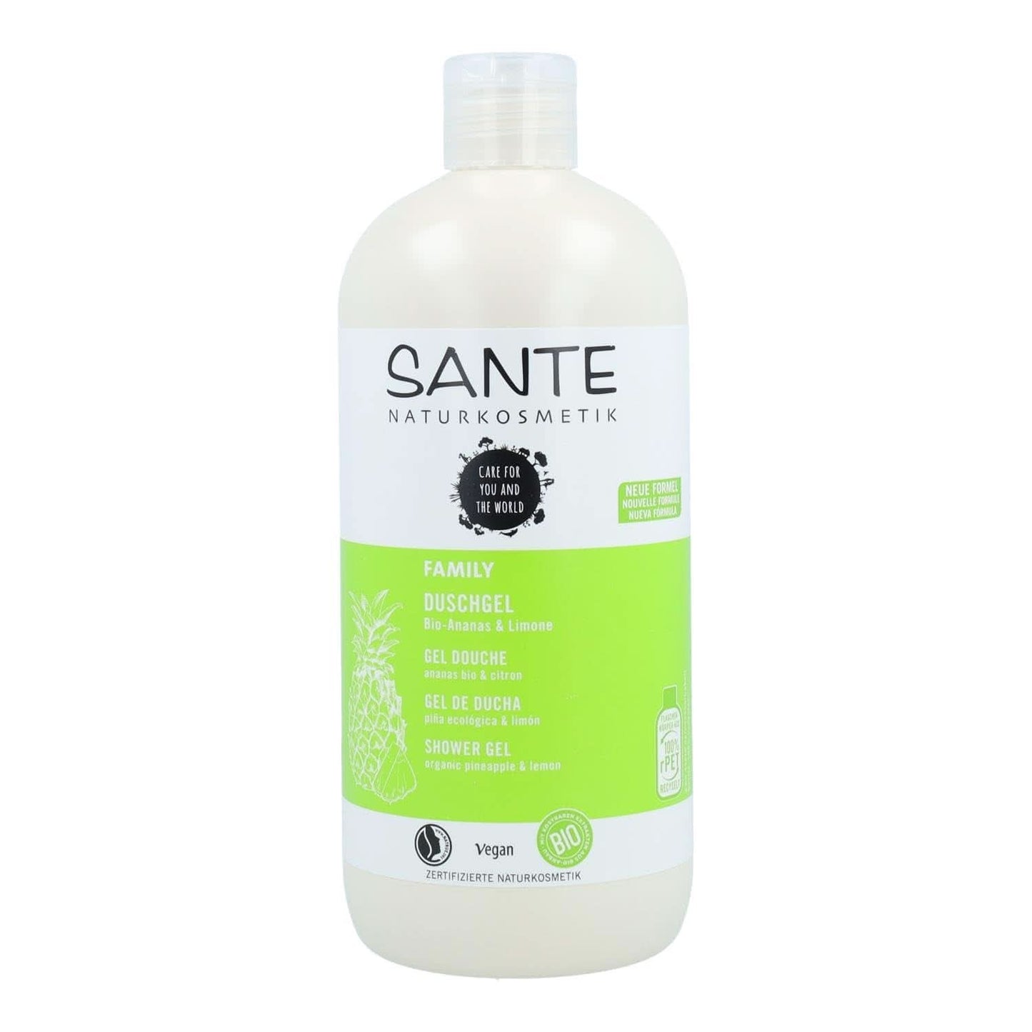 SANTE Naturkosmetik Erfrischendes Duschgel mit Zitrusduft, 950 ml Dusche und Bad Naty Shop 500 ml Fruchtig, frisch