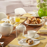 Villeroy & Boch New Cottage Basic Aschenbecher, 450 ml, Höhe: 6,5 cm, Premium Porzellan, weiß