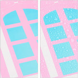 Relaxdays Modulregal für Kinderzimmer, Prinzessinnenschloss-Design, Kunststoff, DIY-Schrank mit Türen, HL: 128 x 110 x 37 cm, rosa