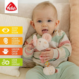 Fehn Regenmacher-Maus – Motorikspielzeug mit Glocke zum Greifen und Geräuschemachen – Glockenstab fördert spielerisch Sinne und Motorik – für Babys und Kleinkinder ab 0+ Monaten Babyspielzeug Naty Shop