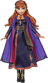 Hasbro Eiskönigin singende Anna-Musikpuppe im lila Kleid zu Disneys Die Eiskönigin 2 Spielzeug für 3-Jährige 57237830 Mehrfarbig Naty Shop Puppen Standardtitel