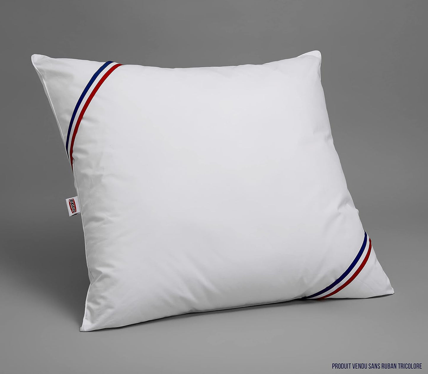 DODO Premium Kissen, 60 x 60 cm, mittlerer Komfort, Cloud De Douceur Kissen | Milbendicht und flauschig | Perkal-Baumwolle + Paspelierung. Maschinenwaschbar bei 40 °C. Standard-Kissen von Naty Shop