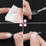 Arten von Nägeln, 500 Stück künstliche Acryl-Nagelspitzen mit Aufbewahrungsbox für Nagelstudios und Heimwerker-Nagelkunst, 10 Größen