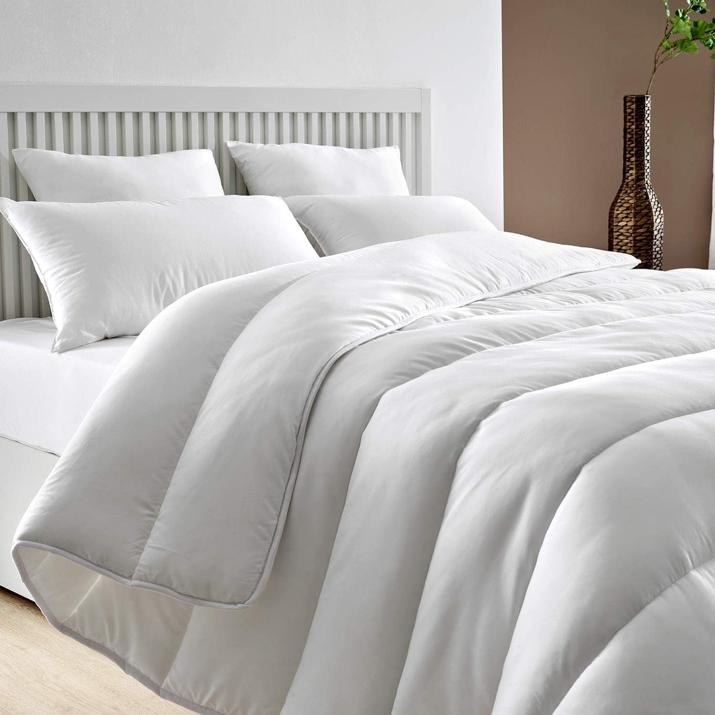 Pikolin Home – 400 g Anti-Milben-Bettdecke, geeignet für Winterräume und niedrige Temperaturen, Bett 200–240 x 280 cm. Steppdecken und Steppdecken Naty Shop