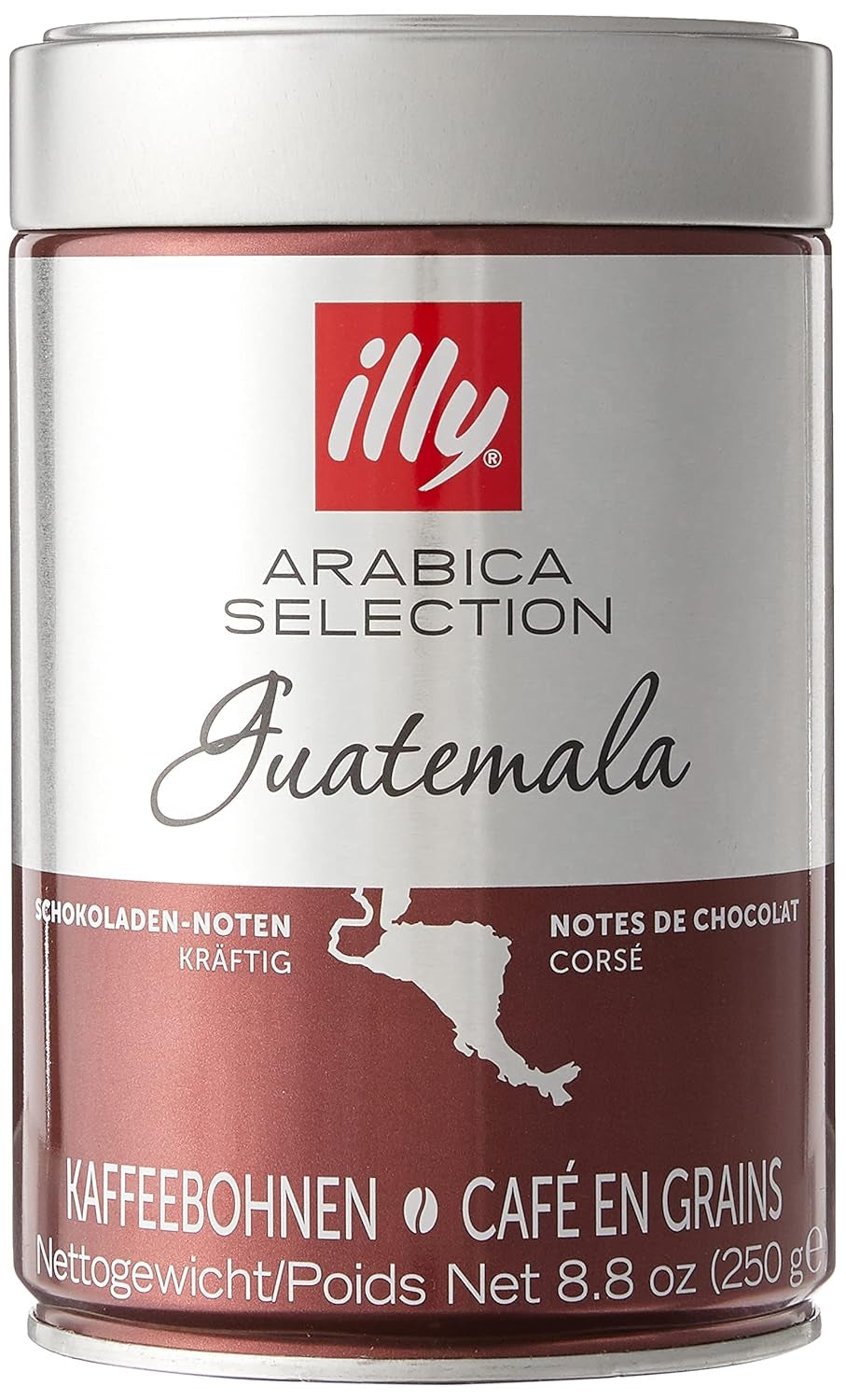 illy Kaffeebohnen, Auswahl an Arabica-Kaffeebohnen, Guatemala, 6er Pack (6 x 250g)