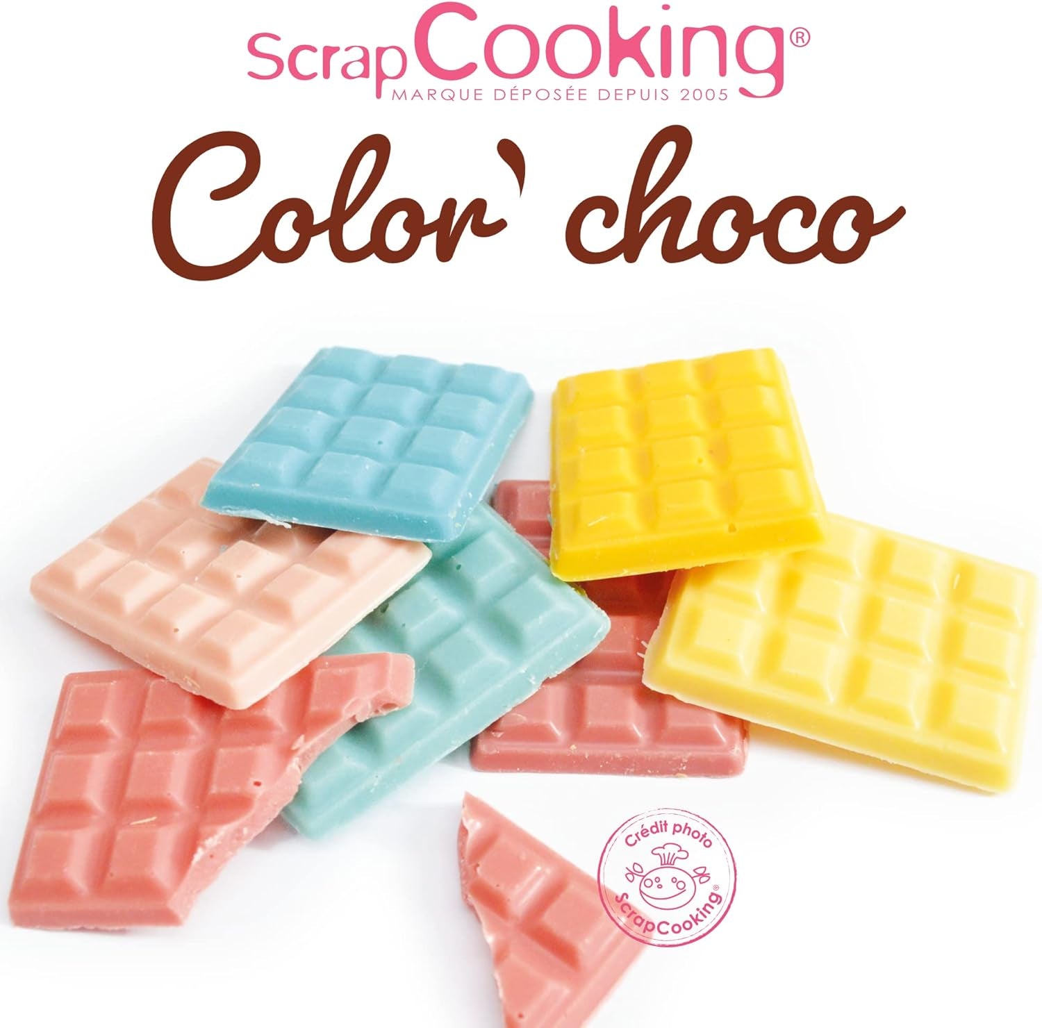 Altspeiseöllösliche Pulverfarbe 4012, Rot, Blau und Gelb, Gewicht 15 g, 3 Stück, farbig
