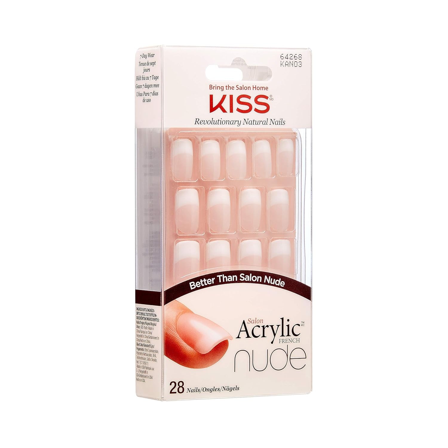 Kiss Nude Nails Cashmere & Nude Nails Erstaunliche Nägel