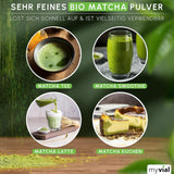 Bio-Matcha-Tee Premium-Pulver, 100 g, hochwertigster Grüntee aus Japan Kagoshima – perfekt für Smoothie, Matcha Latte, japanischer Grüntee, vegan, ohne Zusatzstoffe, plastikfreie Verpackung