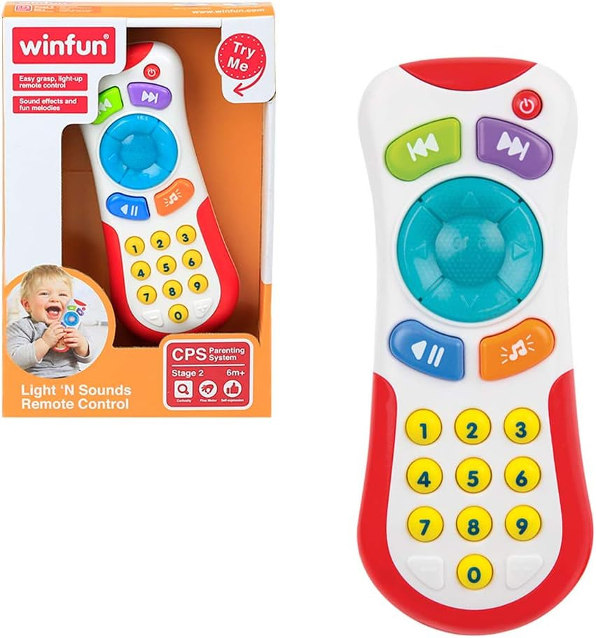 winfun 44722 No Character Mein erster Controller mit Sounds, mehrfarbig, S Babyspielzeug Naty Shop