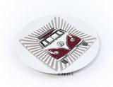 BRISA VW Collection – T1 Bus Volkswagen Tischservietten (Samba-Streifen/Rot/3-lagig)