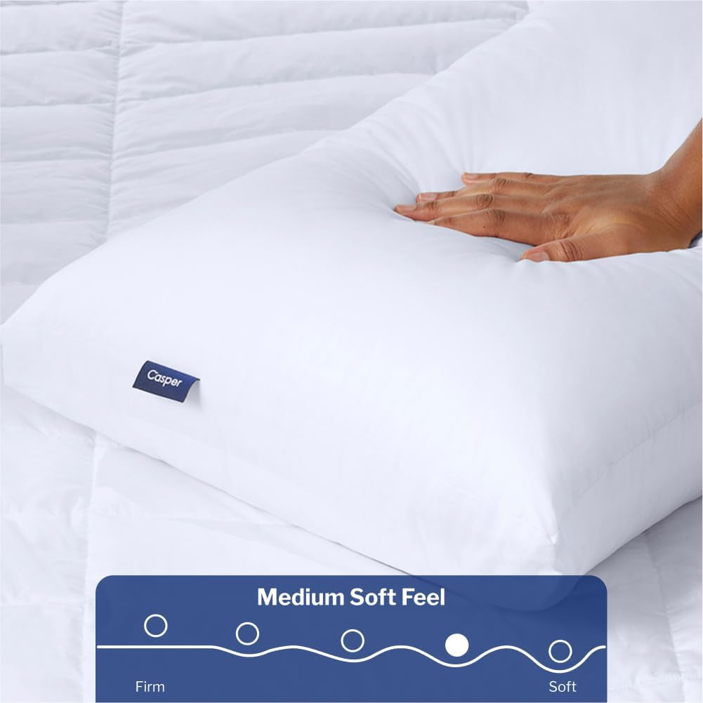 Casper Sleep Original Schlafkissen, King Size, weiß Naty Shop Standardkissen