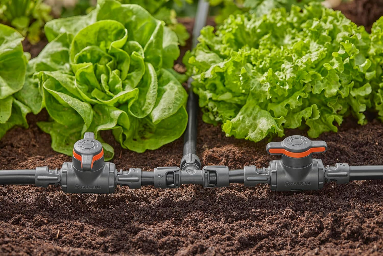Gardena Micro-Drip-System Regulier- und Absperrventil 13 mm (1/2 Zoll): Einfaches Absperren von Rohren und stufenlose Regulierung des Wasserflusses, Zubehör zum Verlegen von Tropfrohren (13207-20)
