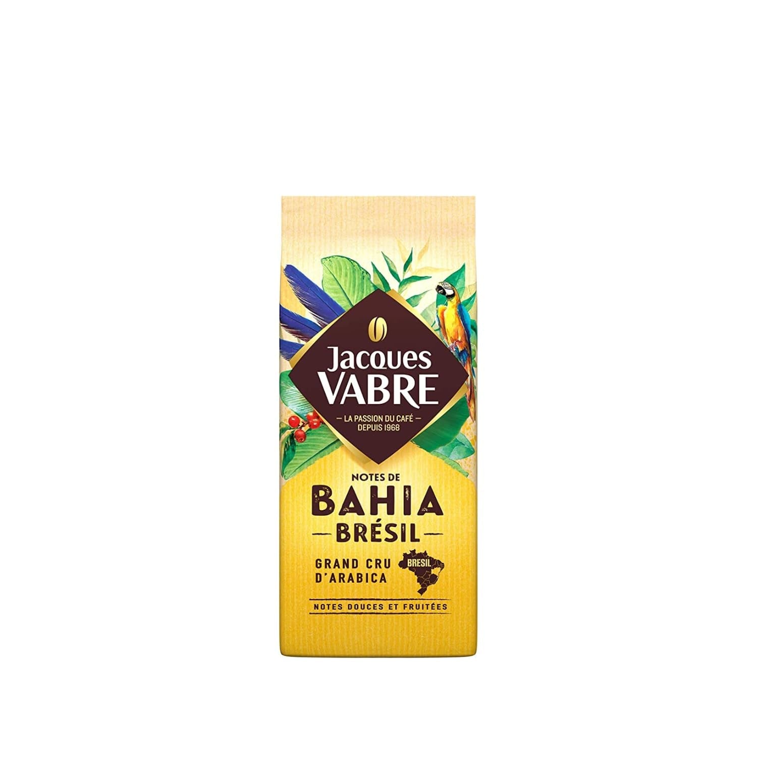 Reine Arabica-Kaffeebohnen aus Bahia, Brasilien – JACQUES VABRE – 250 g