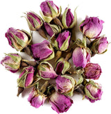 100 g essbare Premium-Rosenknospen – getrockneter Atlas-Rosenblütenaufguss – süßer und blumiger Geschmack und Aroma – 100 % natürlich, rein und ohne Zusatzstoffe | Tazarin Ltd