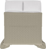 Italienische Bettwäsche CHIC Sommerdecke, Mikrofaser, DOUBLE 250X250Cm, braun Steppdecken und Steppdecken Naty Shop Standardtitel