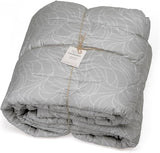 Foppapedretti Notte & Natura Pearl Wave Bettbezug für Doppelbett, Bezug aus 100 % Baumwolle, hergestellt in Italien. Bettdecken und Steppdecken Naty Shop