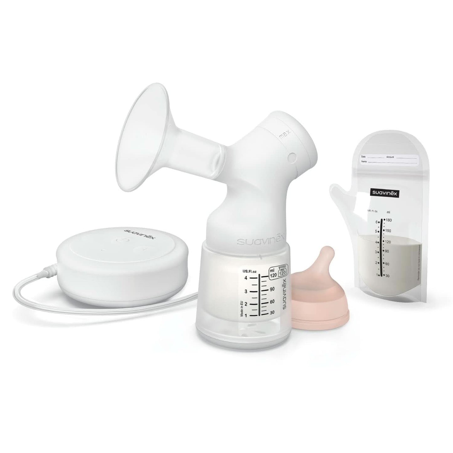 Elektrische Milchpumpe Suavinex Link Zubehör Essen und Stillen Bebe Naty Shop