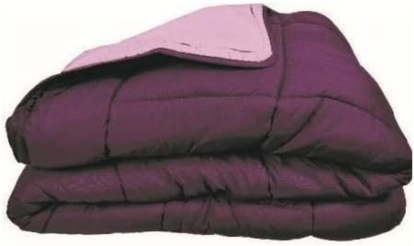 Couette CALGARY Chocolate/Corail 140 Bettdecken und Steppdecken Naty Shop 200X200X1 cm