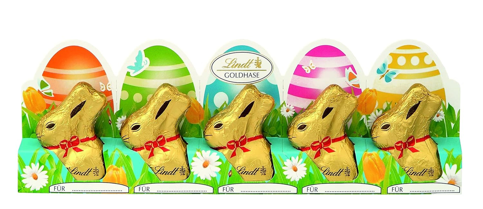 Mini Golden Bunny Perforiert 5er Pack (5 x 50g)