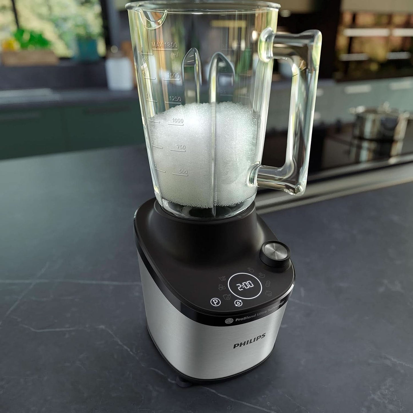 Mixer PHILIPS Serie 7000 HR3760/00, 2l, 1500W, 12 Geschwindigkeitsstufen, schwarz Kitchen Naty Shop