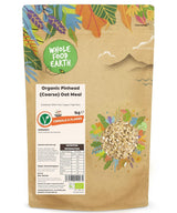 Pinhead Organic Wholefood Earth Haferflocken (grob) – 1 kg, stabilisiert, gentechnikfrei, vegan, ballaststoffreich, kontrolliert biologischer Anbau